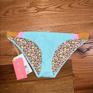 NWT Maaji Sea Glass Flirt Thin Side Bikini Bottom - BOTTOMS ONLY!!!
